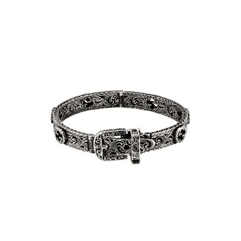 gucci garden bracelet|gucci interlocking silver bracelet.